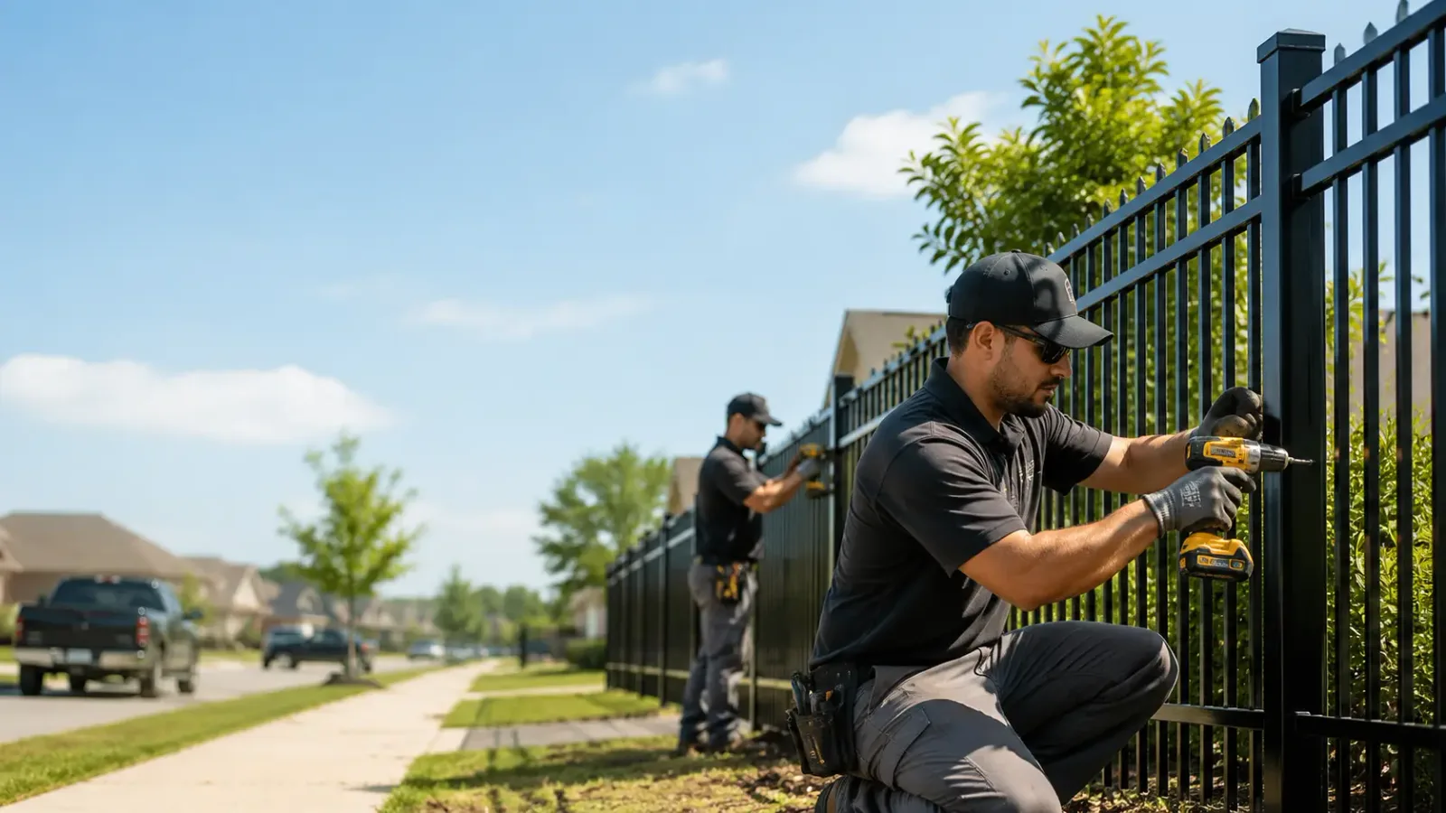 Metal Fence Installation in Scottsburg, IN